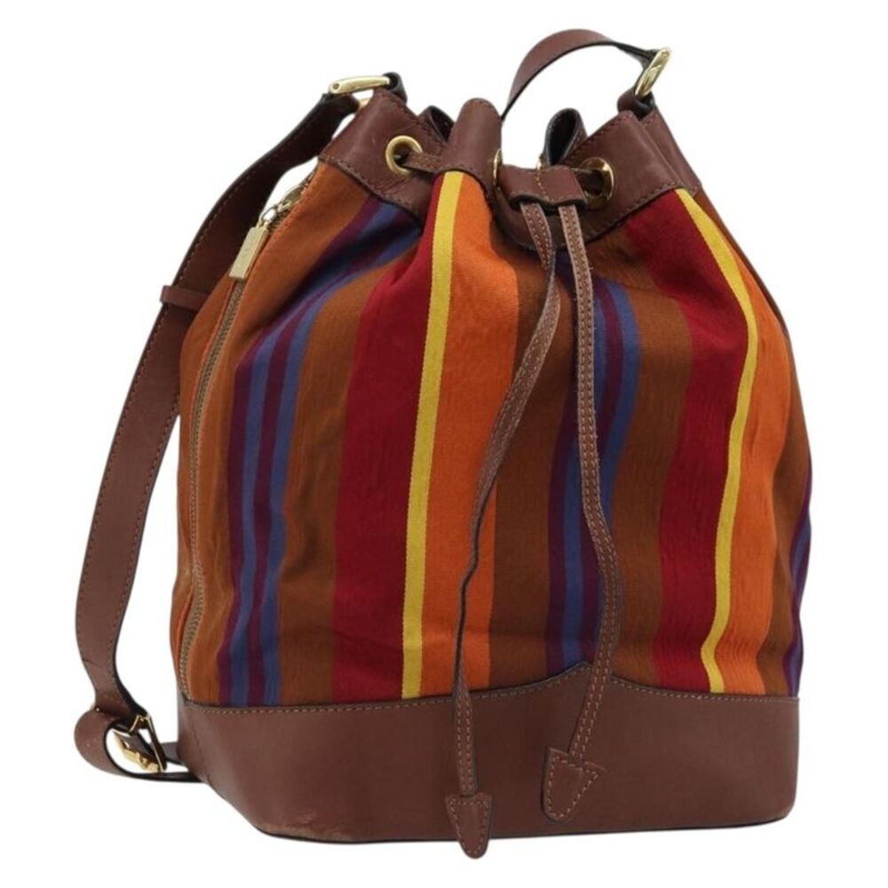 Celine Vintage Canvas Multicolour Canvas Shoulder Bag Bag